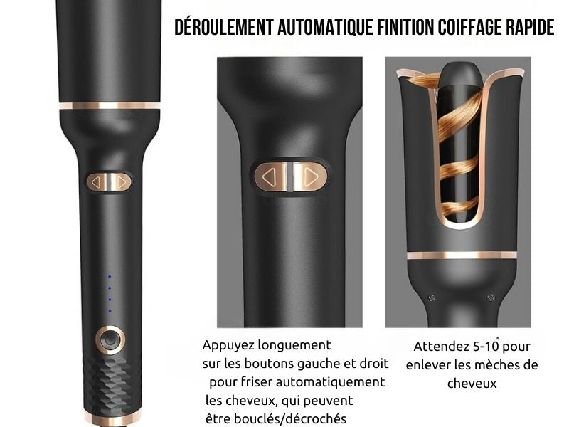 Spin-n-Curl – Lockenstab mit automatischer Drehung 